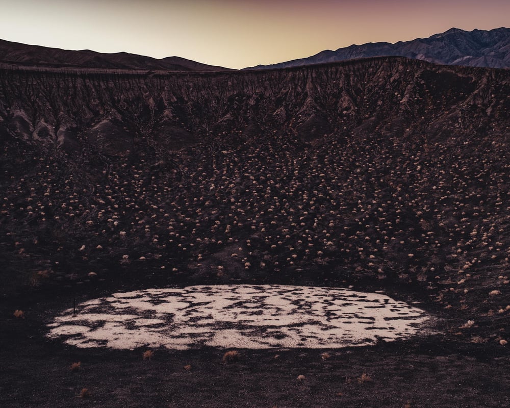Image of Ubehebe Crater sunrise, Death Valley
