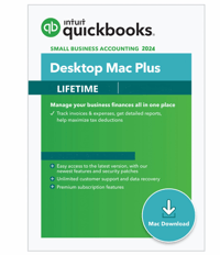 QuickBooks Plus for MacOS 2024 | lifetime subscription | USA Version