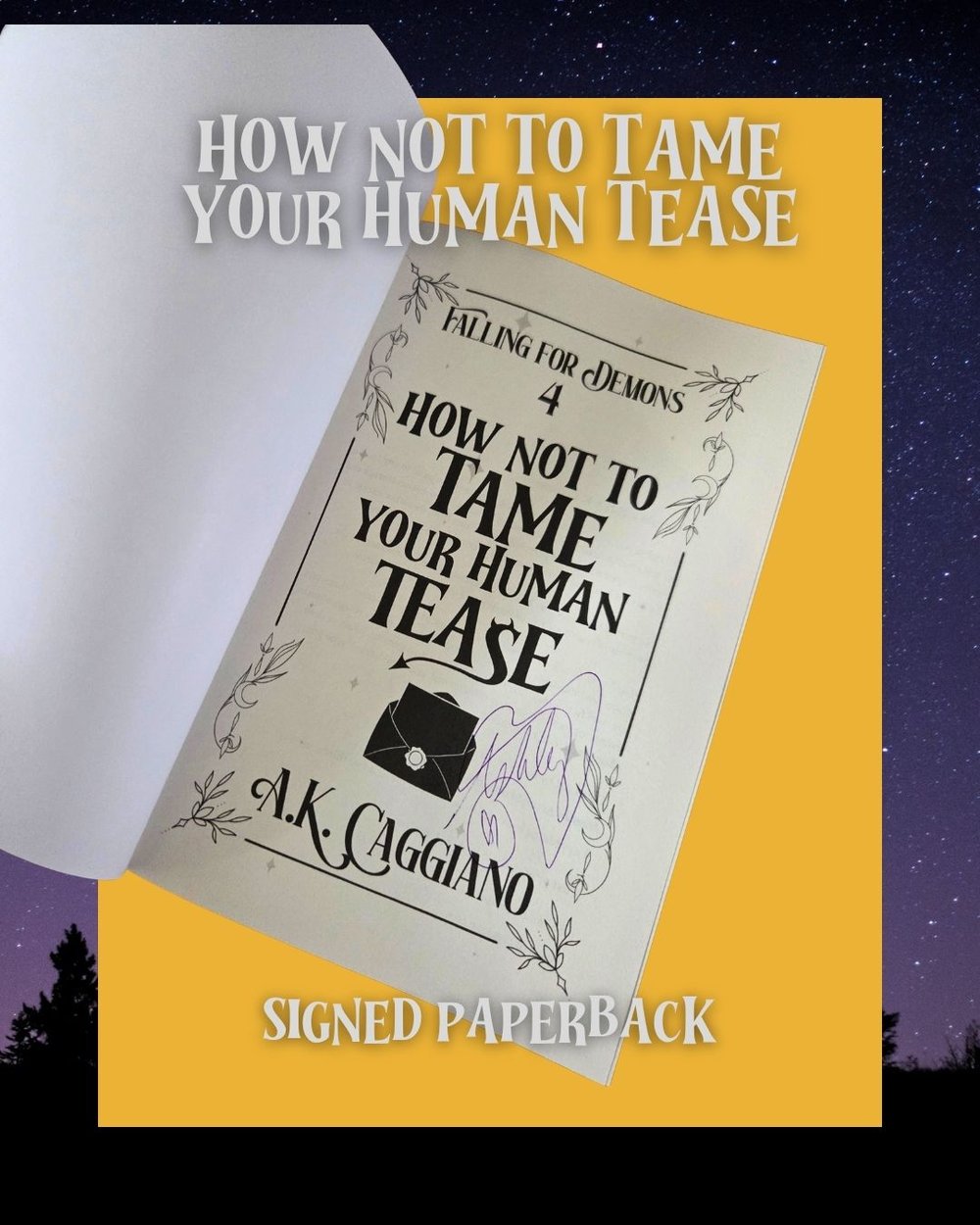 Image of How Not to Tame Your Human Tease - Signed Paperback & Art Print