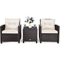 Image 2 of Bistro Set - Cream Cushions