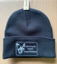 Image 1 of Black Beanie, original cuffed