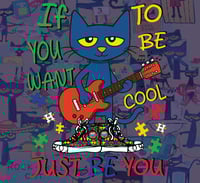 Image 1 of Pete the Cat Astros Autism Awareness 2.0 **Sale**