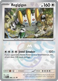 Regigigas (Master Ball Pattern) - SV: Prismatic Evolutions - Near Mint