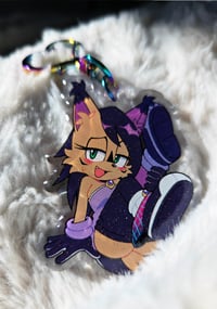 Image 1 of Glittery Double-sided Nicole Panty Charm!