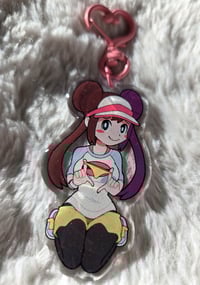 Image 1 of Glittery Double-sided Rosa Panty Charm!