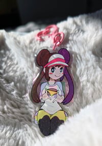 Image 2 of Glittery Double-sided Rosa Panty Charm!