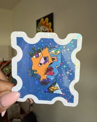 Image 2 of Blue Puzzle Sticker