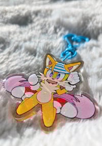 Image 2 of Glittery Double-sided Tails Panty Charm!