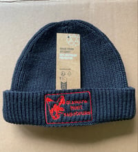 Image 2 of Black Harbour beanie, recycled