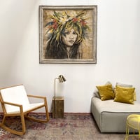 Image 3 of Panneau en papier froissé "Hoahere"