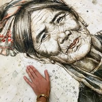 Image 2 of Panneau en papier froissé "Apo Whang Od"