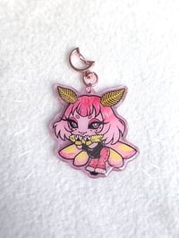 Chibi Moth Keychain