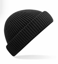 Image 3 of Black Harbour beanie, recycled