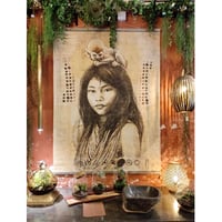 Image 2 of Panneau en papier froissé "Chez les Kogis"