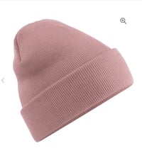 Image 2 of Dusky pink Beanie, original cuffed