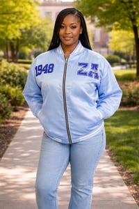 Image 1 of Zeta Amicae Bomber Jacket