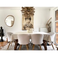 Image 7 of Panneau en papier froissé "Keiko en noir & blanc"