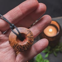 Image 5 of Mistletoe Faery Ring Pendant (PE1988)