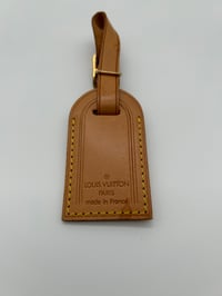 Image 2 of Louis Vuitton Vachetta Leather Luggage Tag #11