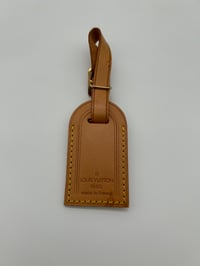 Image 1 of Louis Vuitton Vachetta Leather Luggage Tag #11