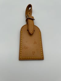 Image 5 of Louis Vuitton Vachetta Leather Luggage Tag #11