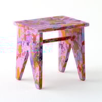 Image 1 of 1:6 low stool - purple+colors