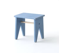 Image 4 of 1:6 low stool - greyish blue