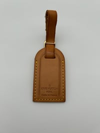 Image 1 of Louis Vuitton Vachetta Leather Luggage Tag #9