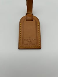 Image 2 of Louis Vuitton Vachetta Leather Luggage Tag #9