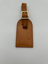 Image 4 of Louis Vuitton Vachetta Leather Luggage Tag #9