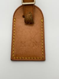 Image 5 of Louis Vuitton Vachetta Leather Luggage Tag #9