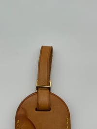 Image 7 of Louis Vuitton Vachetta Leather Luggage Tag #1