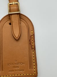 Image 3 of Louis Vuitton Vachetta Leather Luggage Tag #1