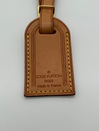 Image 2 of Louis Vuitton Vachetta Leather Luggage Tag #2