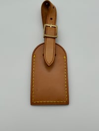 Image 4 of Louis Vuitton Vachetta Leather Luggage Tag #2