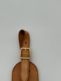 Image 3 of Louis Vuitton Vachetta Leather Luggage Tag #2