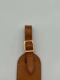 Image 5 of Louis Vuitton Vachetta Leather Luggage Tag #3
