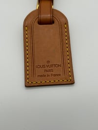 Image 2 of Louis Vuitton Vachetta Leather Luggage Tag #3