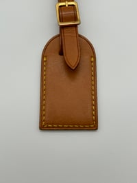 Image 4 of Louis Vuitton Vachetta Leather Luggage Tag #3
