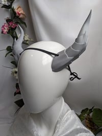 Image 1 of Dragon Horns | Grey | Medium