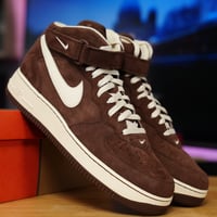 Image 4 of Nike Air Force 1 Mid QS Chocolate