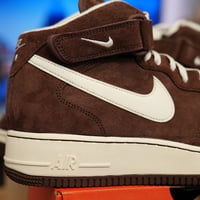 Image 2 of Nike Air Force 1 Mid QS Chocolate