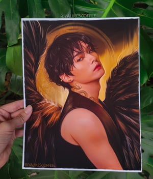 "Nephilim" Large Art Print 8.5 x 11