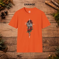 Image 9 of Faith Cross T-Shirt — Christian Inspirational Tee