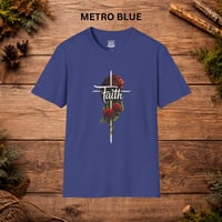 Image 10 of Faith Cross T-Shirt — Christian Inspirational Tee