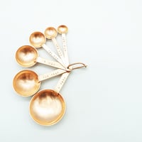 Image 2 of Copper measuring spoon set (long handles)