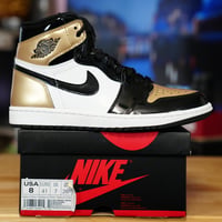Image 1 of Jordan 1 Retro High NRG Patent Gold Toe