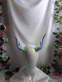 Image 2 of Antlers | Purple Green| Large