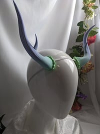 Image 3 of Antlers | Purple Green| Large
