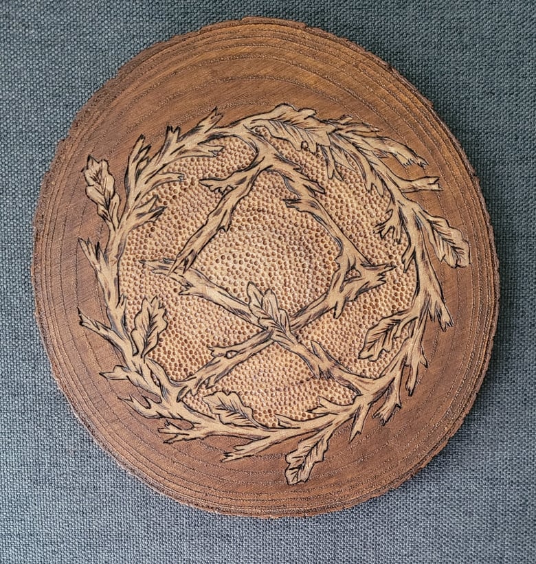 Image of Othila woodburing piece